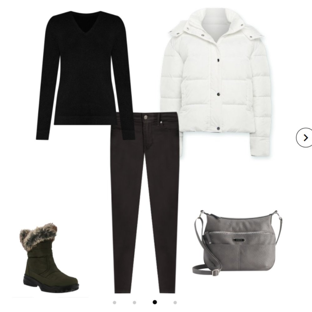White Puffer Jacket - image 3